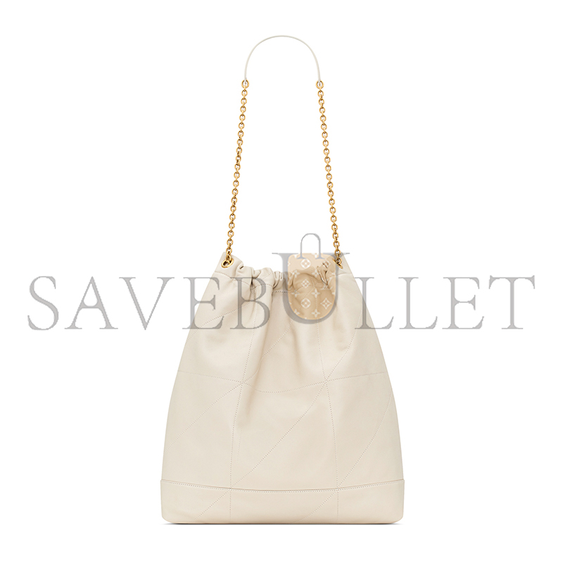 YSL JAMIE LARGE POCHON IN LAMBSKIN 828350AAB329207 (34*41*5cm)